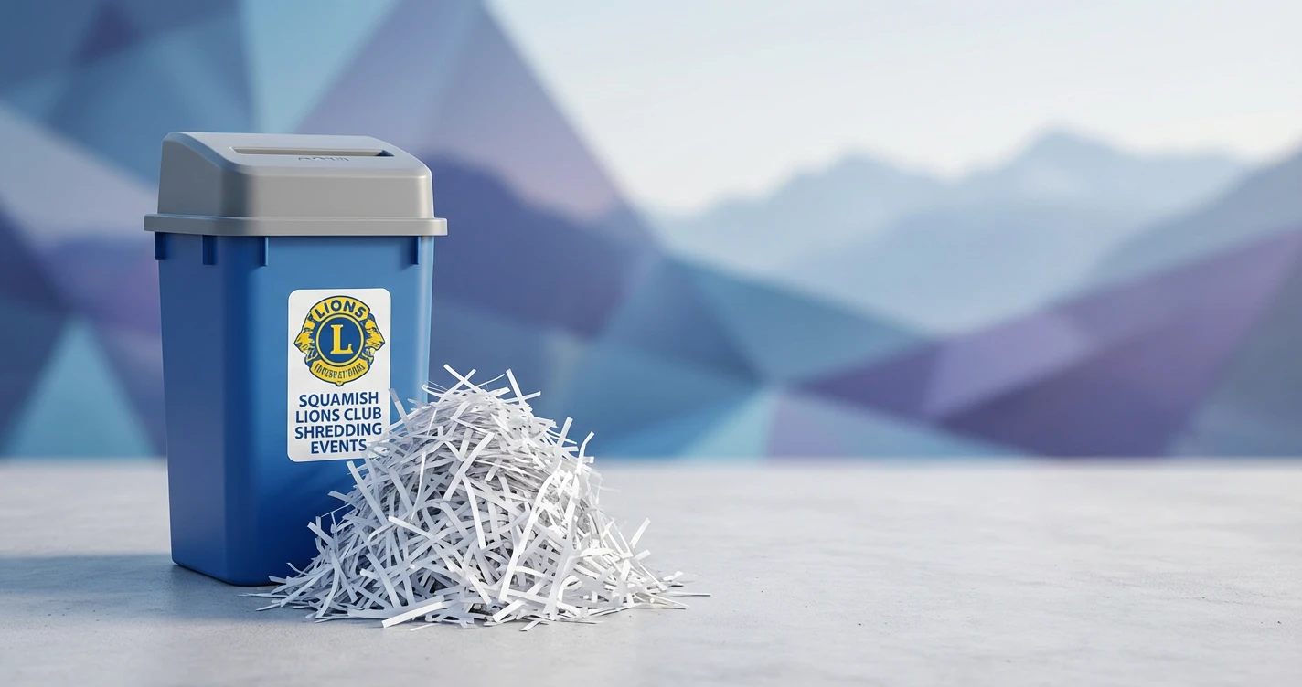 Squamish Lions Paper shredding for a cause